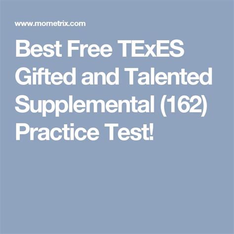 texes gifted and talented practice test